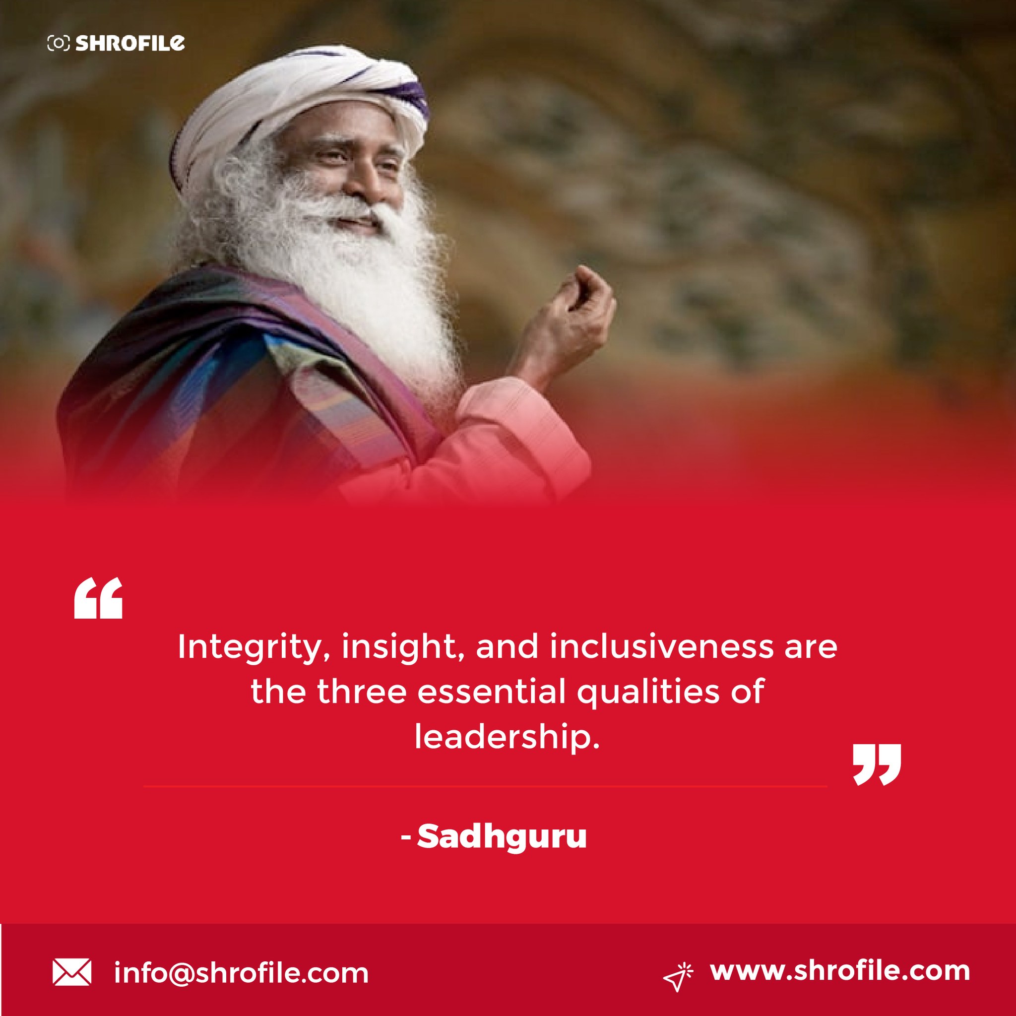 Sadhguru Leadership Quotes